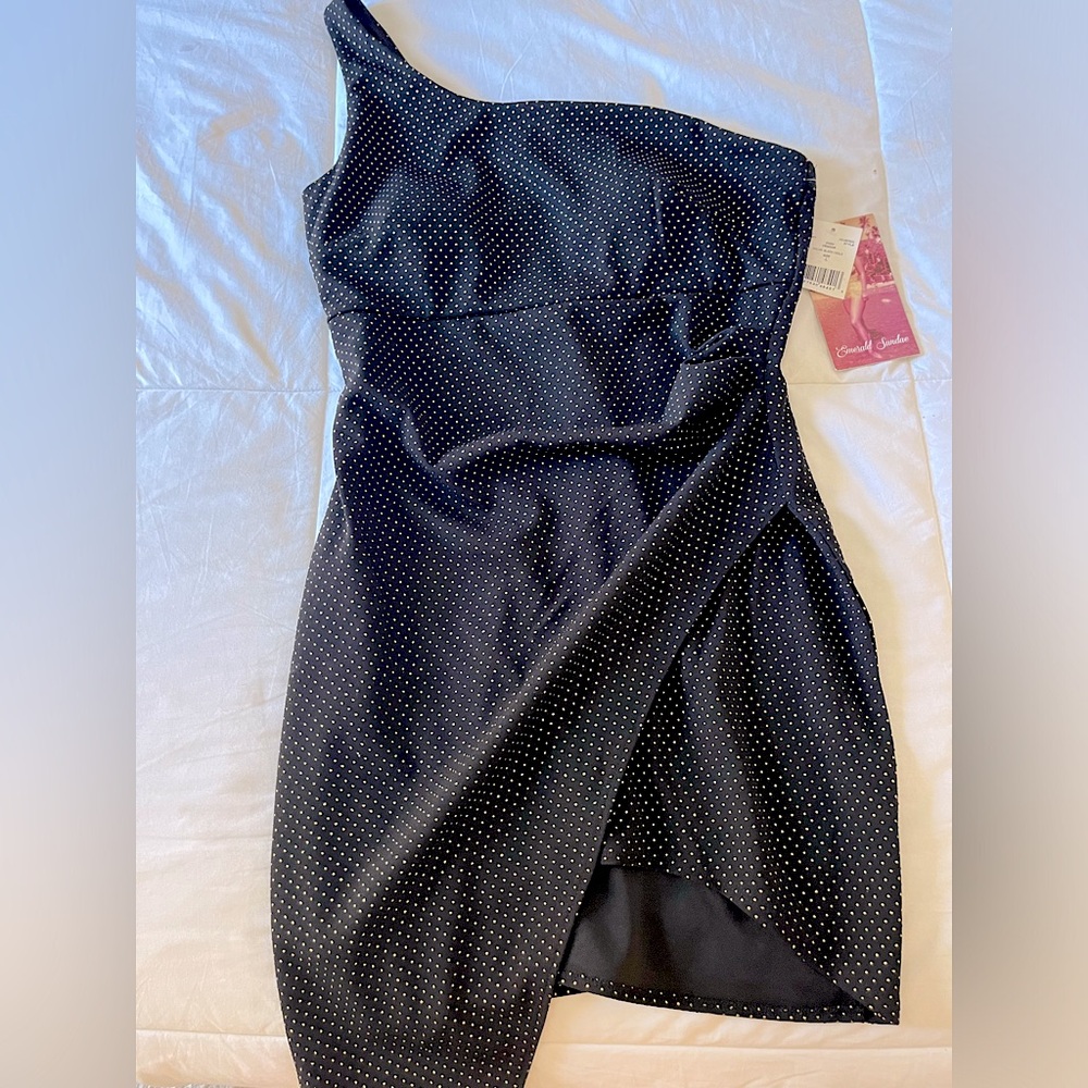 One Shoulder Wrap Dress